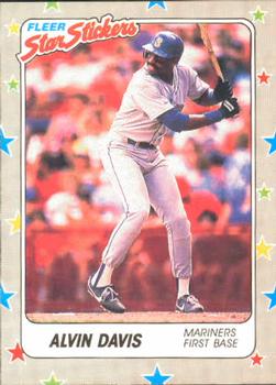 1988 Fleer Sticker Baseball Cards        059      Alvin Davis